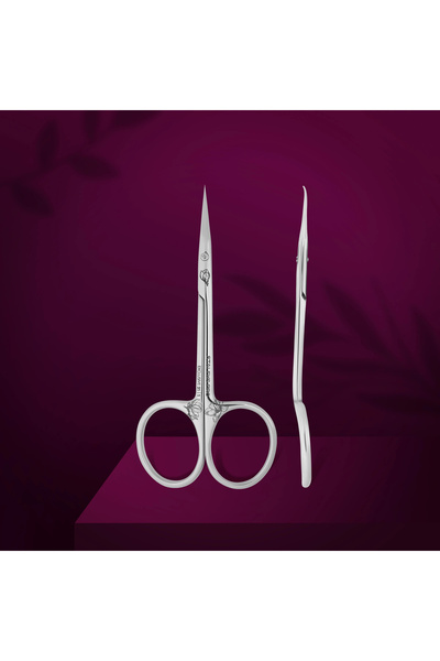STALEKS EXCLUSIVE 21 TYPE 1 Profesyonel Kancalı Tırnak Eti Makası (Magnolia)