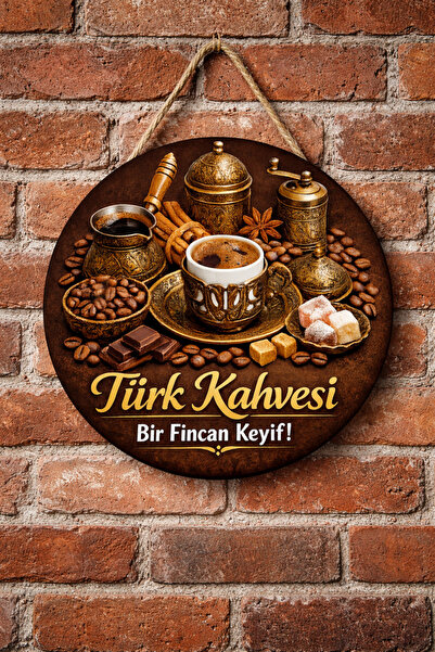 Mayeka Turska kafa za kafić, restoran, zidni znak za vrata, drvena viseća tab...