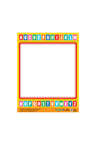 123Publishing House The Alphabet – Write-on Chart