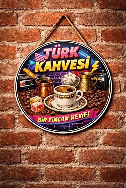 Mayeka Turska kafa za kafić restoran 80-ih, slika na zidu, ukras za vrata, dr...