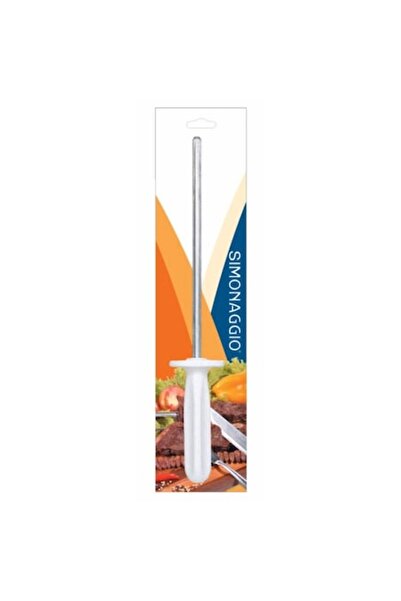 Simonaggio Knife Sharpener 19.5cm CHURRASCO with white handle