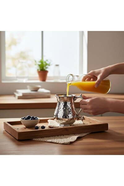 Yardımcı Bakır Since 1997 Copper Footed Mashrafa & Ayran Cup