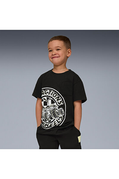 Puma X Hot Wheels crna majica za dečake