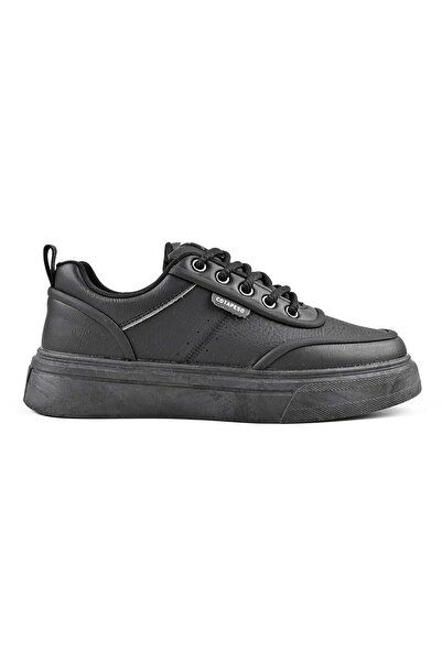 Tmall Men's sports shoes, made of -friendly leather, B4058, Black