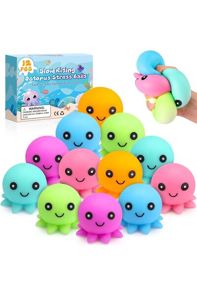 Arabest Stress Balls for Adults, Cute Octopus Stress Relief Stress Ball, Fidg...