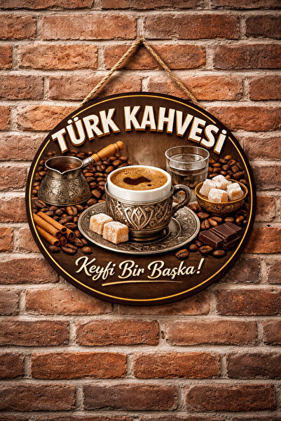 Mayeka Ornament de pictură murală pentru cafea turcească, pentru cafenea și r...