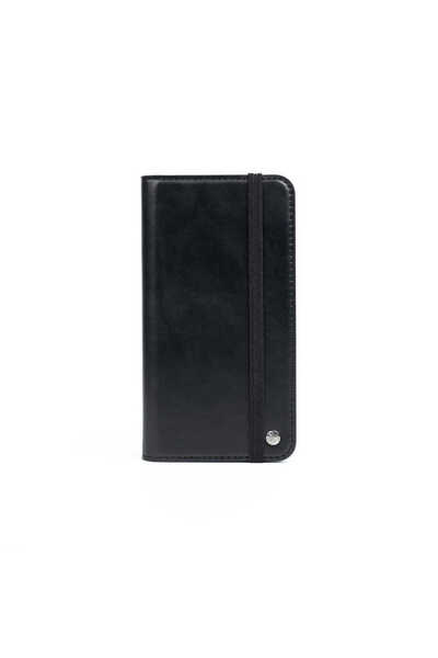 Generic Brand iPhone 13 Mini Compatible Nrtk Multi Wallet Case-Black
