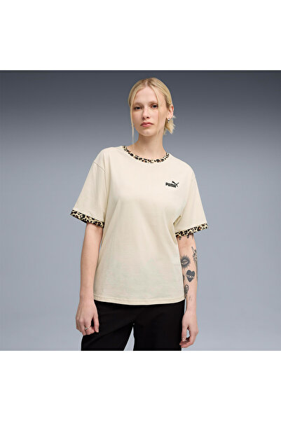 Puma Essentials ženska krem majica sa životinjskim printom