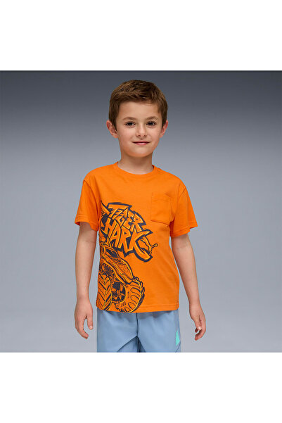 Puma X Hot Wheels Boys narandžasta majica