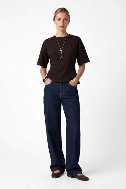 Ritnice Kadın Carol Modal Belden Oturan Bağcıklı Ayarlanabilir Şık Kahverengi...