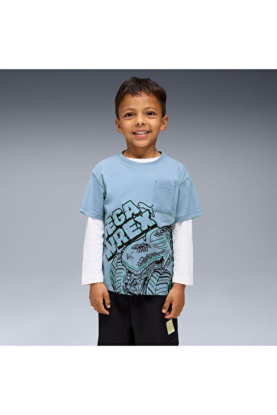 Puma X Hot Wheels plava majica za dečake