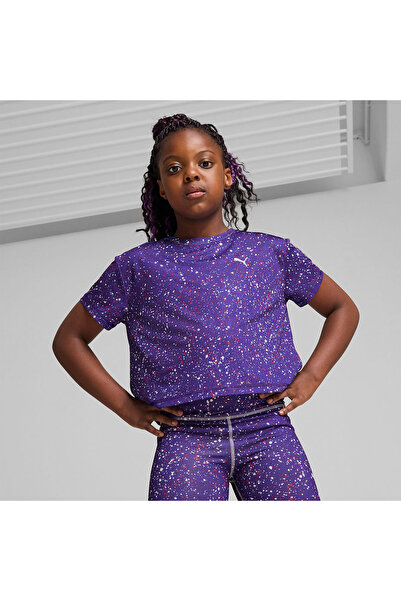 Puma Vlak omiljena kratka ljubičasta majica za devojčice