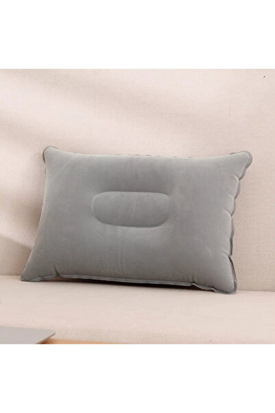 Choice11 Grey Inflatable Travel Pillow Portable Air Pillow for Camping Hiking...