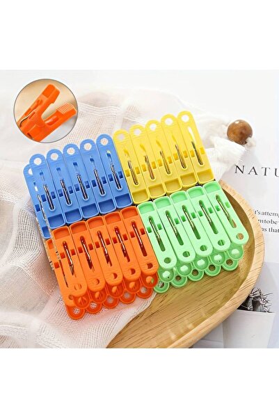 zola Σετ 20 πλαστικών λαβίδων πλυντηρίου, πολύχρωμες