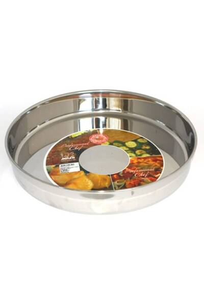 Raki Round Baking Tray Stainless Steel 36x6cm