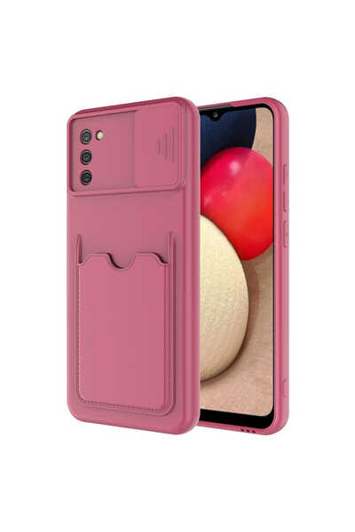 Generic Brand Galaxy A02S Case Nrtk Kartix Cover - Red