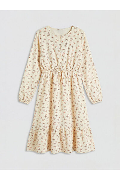 LC Waikiki RMZ GİYİM فستان بناتي مطرز بياقة روبا من FARKIYA