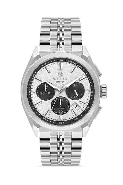 Welar Wel2514M-2 Men's Wristwatch Chronograph, with Calendar, Sapphire Glass,...