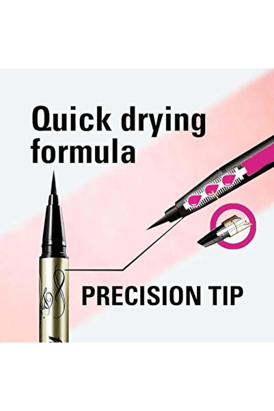 Heroine Make Prime Liquid Eyeliner Rich Keep 01 Jet Black – 0.02 fl oz (0.4 ml) Brush Tip