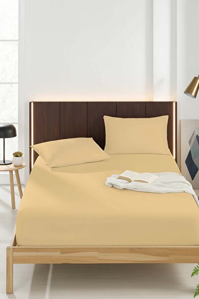 Rivaİstanbul Galben bumbac în pentru două persoane cearșaf simplu