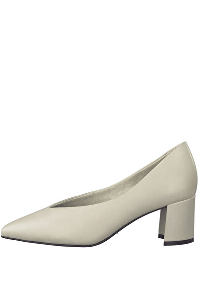 Marco Tozzi Pantofi bej deschis cu toc mediu