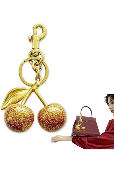 Arabest Cherry Keychain Purse Bag Charm, Cute Keychains Accessories , Leather...
