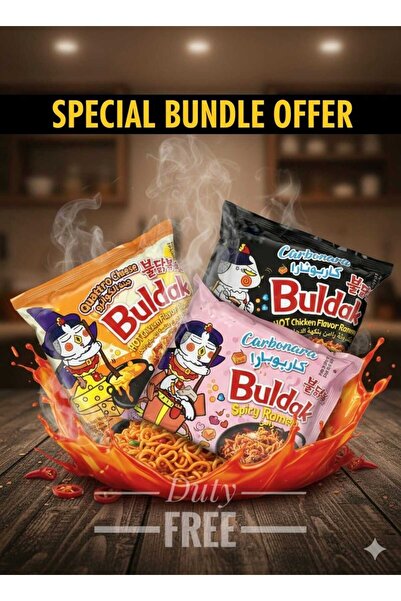 hijazigroup Buldak 3’lü Ramen Seti