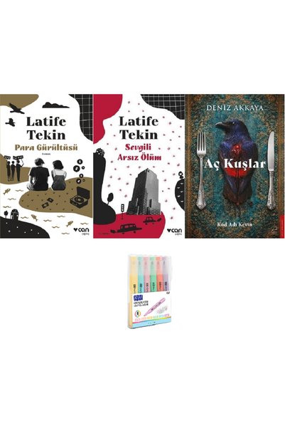 CAN Money Noise + Dear Cheeky Death + Hungry Birds 3 Books Pencil Set Hd