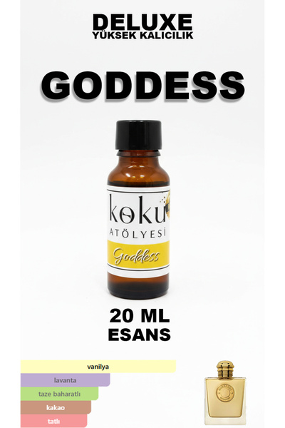 KokuAtölyesi B. Goddess Esans 20 ml | Vanilya & Lavantalı Tatlı Baharatlı Kad...