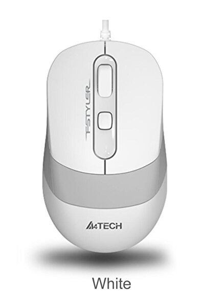 A4 Tech Fm10 Usb Fstyler Beyaz Optik 1600 Dpı Mouse