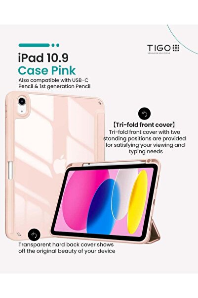 Generic T I G O iPad 11th (A16, 2025) & 10.9 Inch 10th Gen Case with Pencil H...