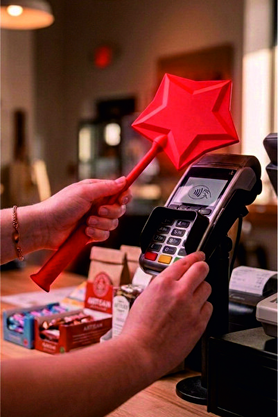 Mutlu Tasarım Στέλεχος σε σχήμα ξυλάκι με αστέρια Trend Humorous Credit Θήκη ...