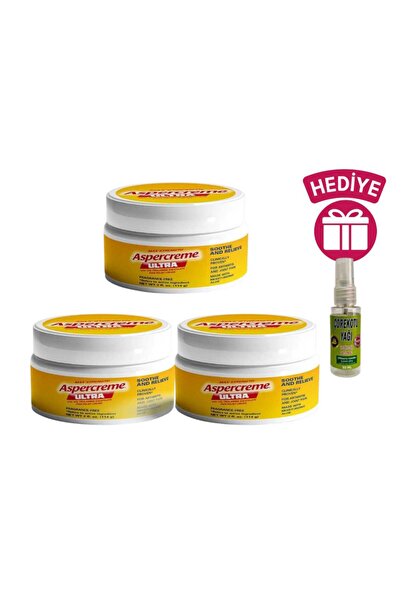 Nelia Aspercreme Ultra Kas Eklem Rahatlatıcı Krem 100 ML X 3 Adet + Çörek Otu...