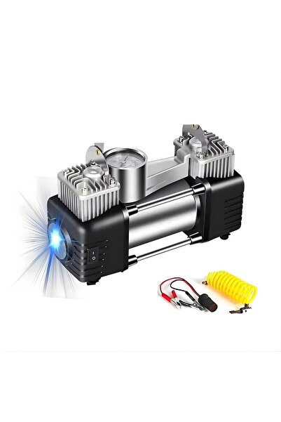 Proter PR 265 P2 ÇİFT PİSTON 12V 150 PSI Bez Çantalı Lastik Şişrme P3KR217