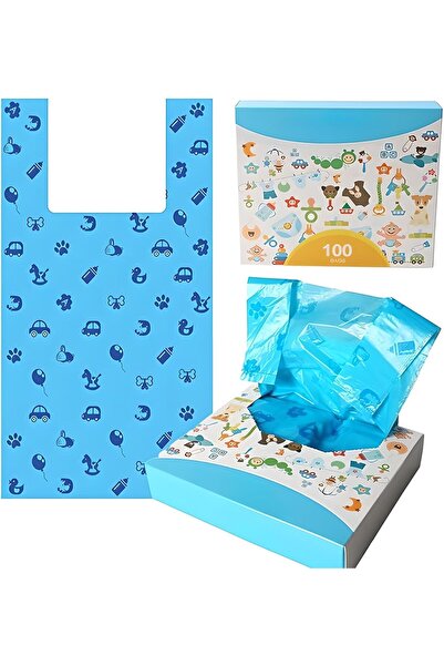 Arabest 200-Pack Degradable Diaper Bags | Unscented Biodegradable Disposable ...