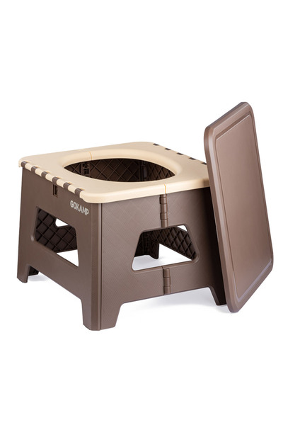 Alrimaya GoKamp - Toilet Stool With Carry Bag &amp; Garbage Bag