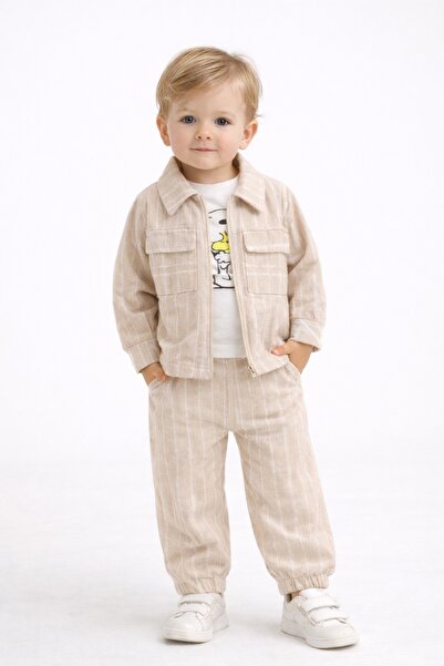 gigigiyim قماش جاكار طقم فارمال للأولاد