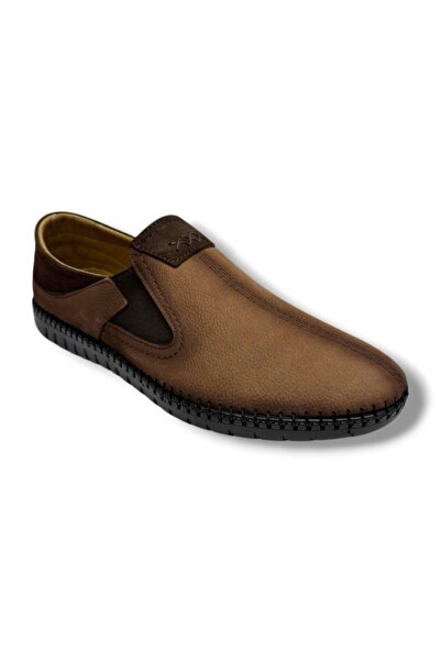 BİRKAN 62-26 Genuine Nubuck Leather Anatomical Men's Shoes