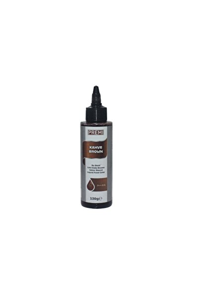 Premi Yenilebilir Su Bazlı Likit Gıda Boyası 120 ML Kahverengi