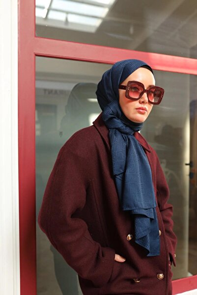 Silk Home Πολυτελές Σάλι - 40005-26 Ναυτικό Μπλε