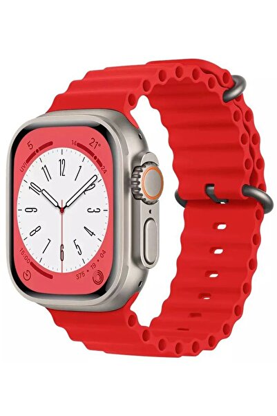 Generic Silicone Rubber Watch Band Strap for Apple Watch Ultra 49mm/45mm/44mm...