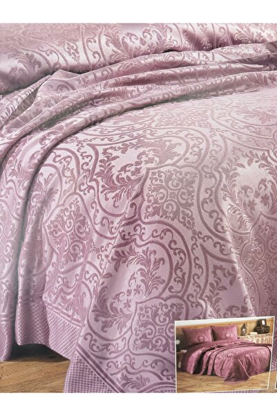 CBB Türkişi Valeron Chenille 3 Piece Bedspread Modern Piqué Set