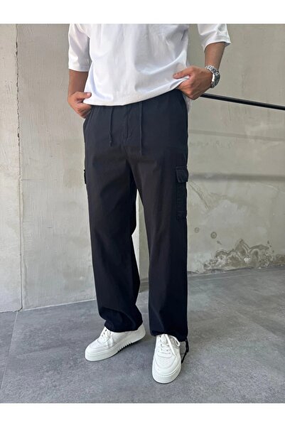DIFRANSEL JEANS بنطلون كارجو فضفاض مريح للرجال