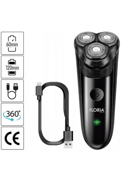 Floria Electric shaver ZLN8542, rechargeable, 60 min autonomy, 5W power, LED ...