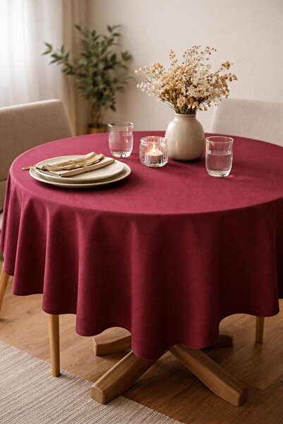 fersuay Buldan Bordo Cotton Pack Linen Tablecloth