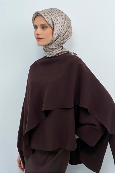 Armine 2026 Yaz Sezonu Geometrik Desen Tivil İpek Eşarp