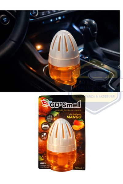 KAPOTO Araç Kokusu Kavanoz 100 Ml Mango Kavun Aromalı Oto ve Oda Kokusu Şişe ...