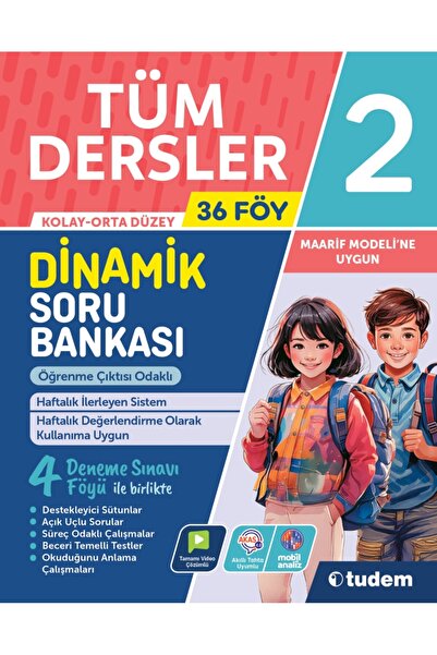 Tudem Yayınları 2. Sınıf Tüm Dersler Dinamik Soru Bankası