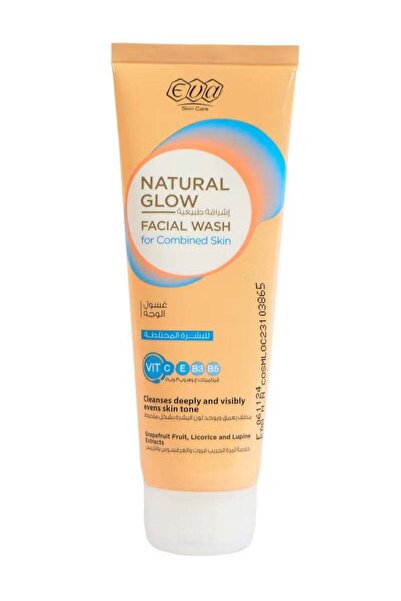 EVA Skin Care Natural Glow Facial Wash For Combined Skin 100 ml