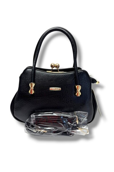 JANussi 2013-26 Έκδοση Δερμάτινο Γυναικεία με λουράκια χεριών και ώμων Τσάντα